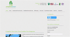 Desktop Screenshot of completetreecare.co.uk